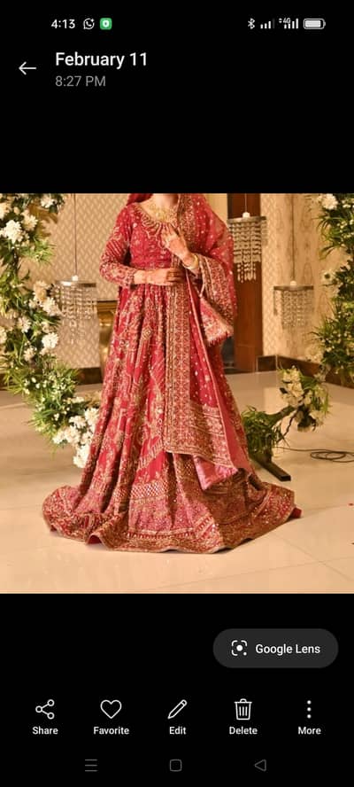 'Qurbat' lehenga or Naqshi