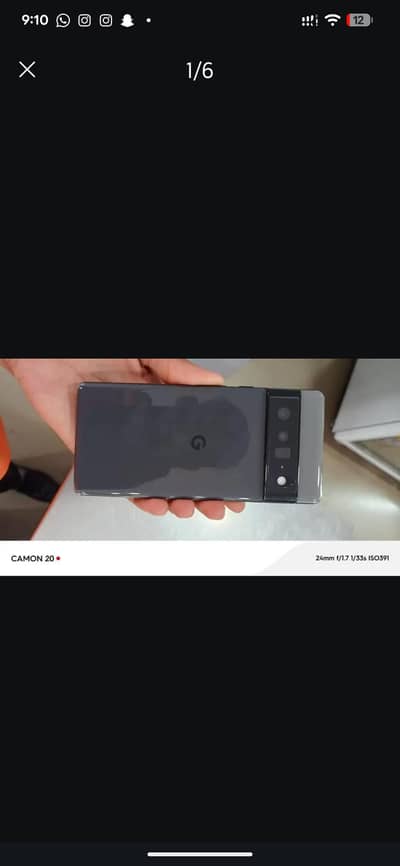 Google Pixel 6 pro cp approved  12/128