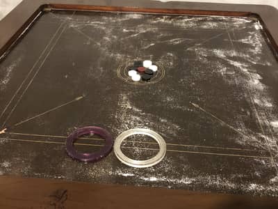 Full Master size carrom board with all the accessories