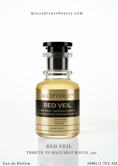 Red Veil Perfume Tribute to Baccarat Rouge 540