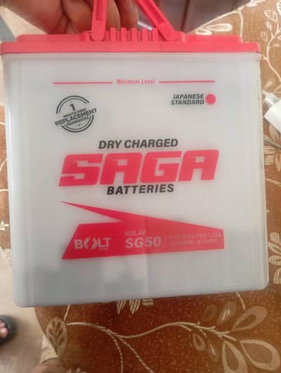 Saga battery for sale A1 condition
