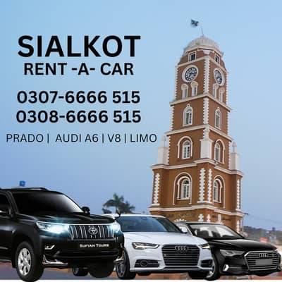 WEDDING CARS ON RENT AUDI A6, V8, PRADO, FORTUNER, LIMO, RENT A CAR