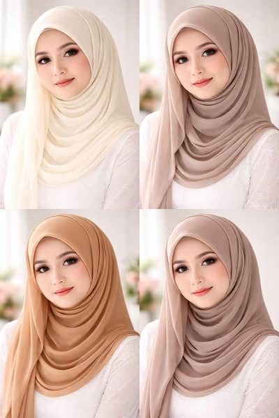 chiffon hijaab
