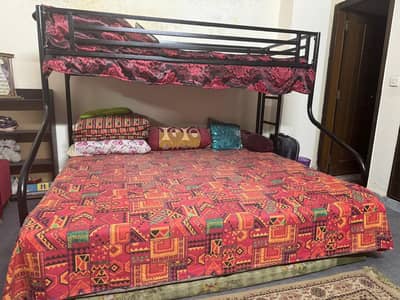 Steel Bunk Bed for three Kids for Sale