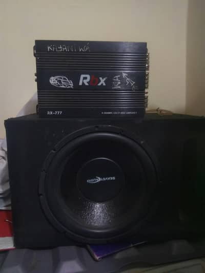 amplifier and boofer