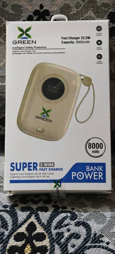 power banks available in two colors