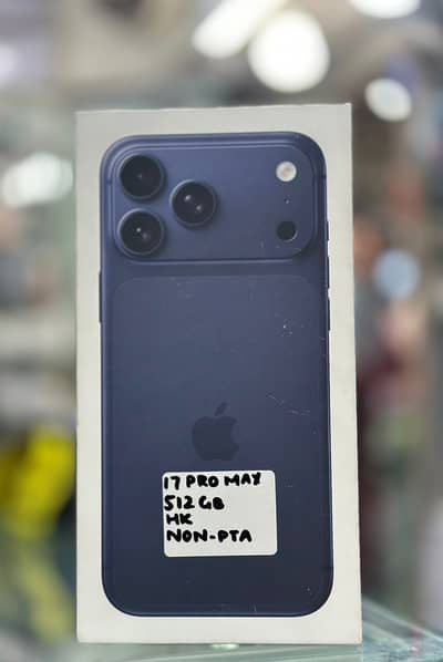 Apple 17 Pro Max 512GB Blue uk bix pack Non pta Non active