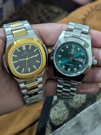 patek Phillips and  Russet(Rolex style)