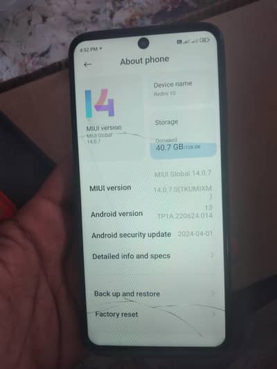 red add proprly glass crack only phon 2024