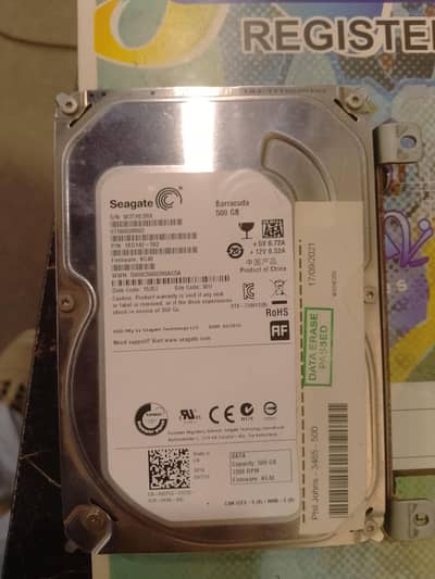 Seagate 500gb hard disk
