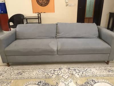 Interwood 3-Seater Sofa Set (2 Sofas – Same Design, Different Sizes]