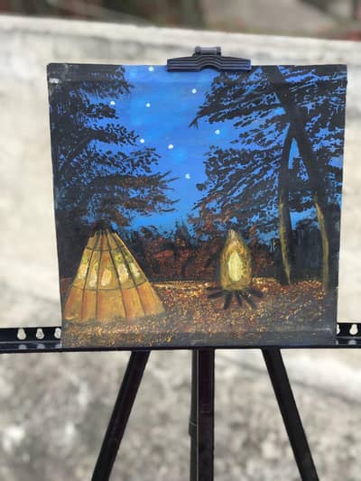 silkentent asthetic painting
