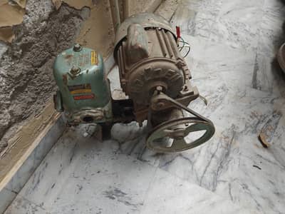 1 HP Golden Donkey Pump Motor – Excellent Working Condition