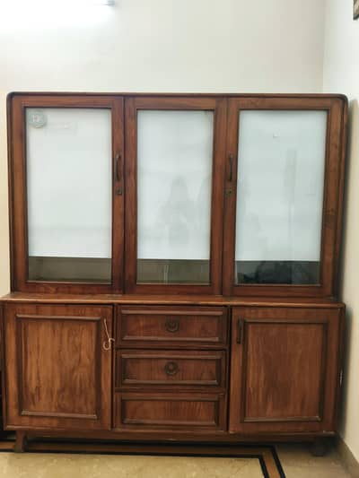 Wooden Showcase- Good Condition