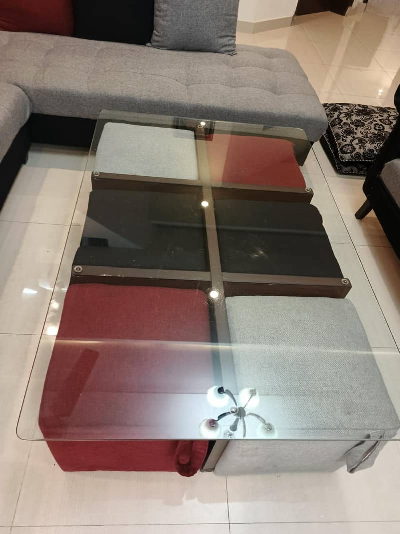 Complete L Shape Sofa Set 4