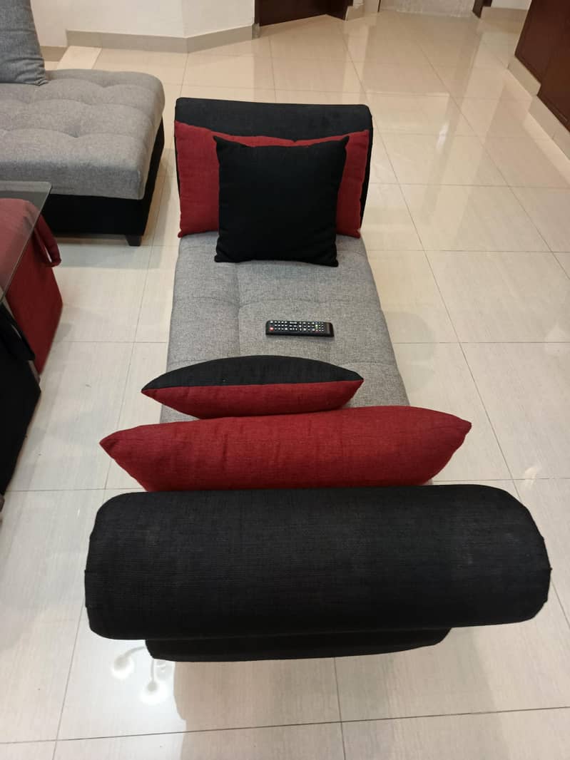 Complete L Shape Sofa Set 5