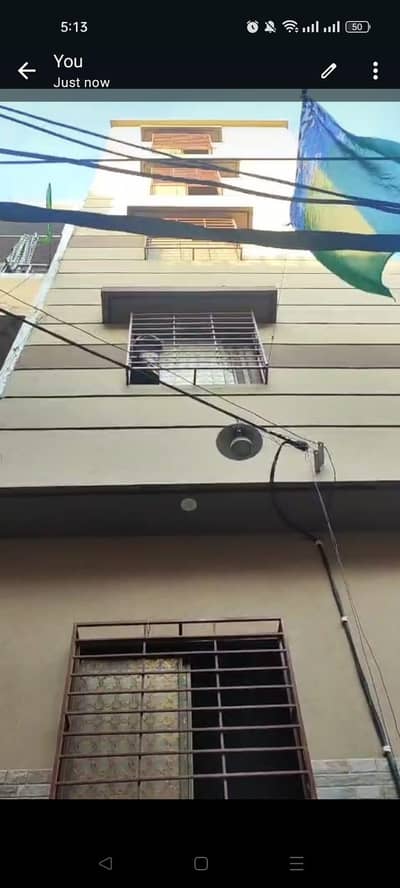 Flat For Sell mehmoodabad # 6 near Alam Center Askari Bank