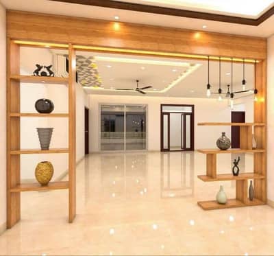 Room Partition | Modern Living Room & Office Divider | Custom Design