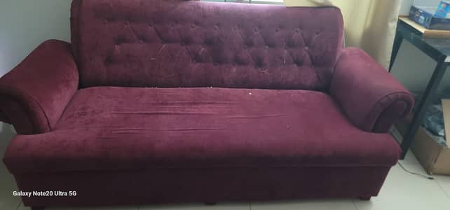 7-Seater Sofa Set for Sale – Strong Structure (3+2+1+Divan) –
