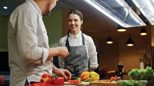 Female Kitchen Helper & Chef