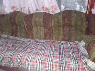 sofa bed and  1 big sofa aur 2 small.  contact me only  03270177065