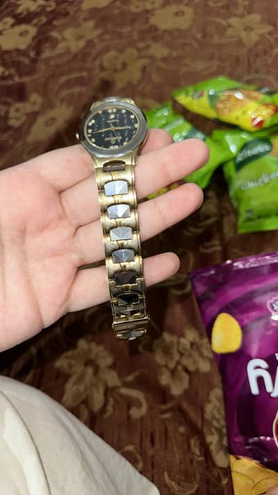 Essence Sapphire quartz mens watch