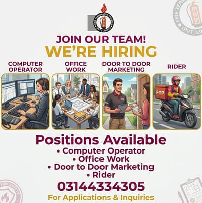 office work | rider | door to door marketing