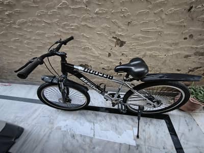 Full size bicycle black and silver