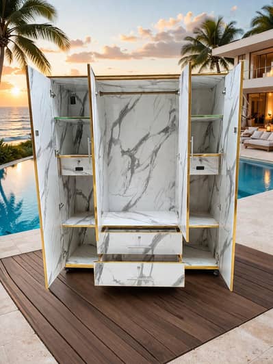 New Luxury  4 door cupboard / wardrobe / Almari