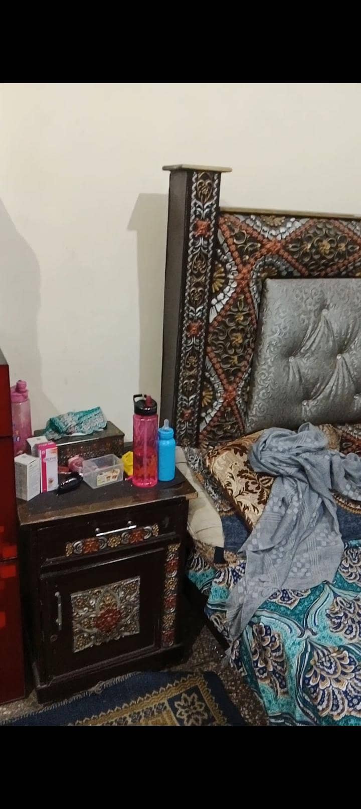 bed dressing and side table 0