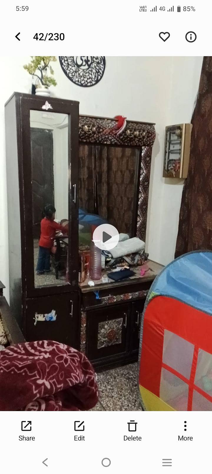 bed dressing and side table 5