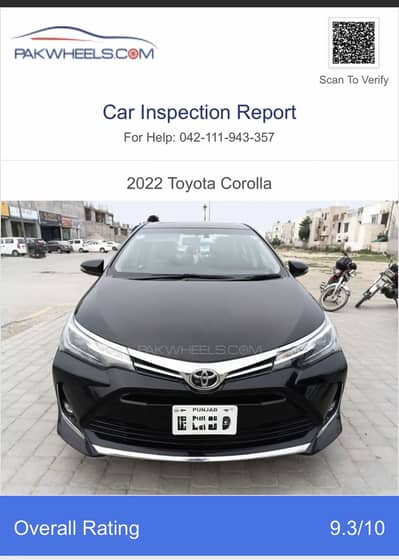 Toyota Corolla Altis Grande X CVT 1.8 (Black Interior)