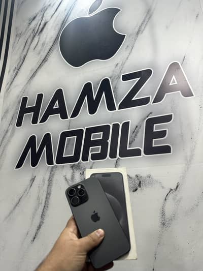 Iphone 15 pro max 256 gb sim locked with box cable