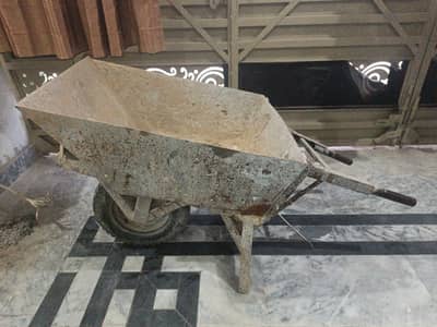Heavy duty wheelbarrow/Cart used in construction site for sand loading