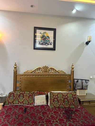 Used bed with dressing table and sofa