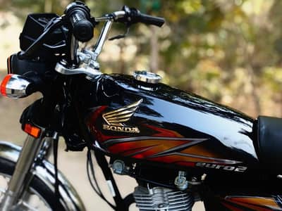 Honda CG 125 2021 Black Total Geniune Gift For Honda Lover