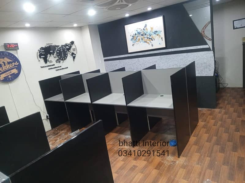 work station call centre table executive table cluster 2