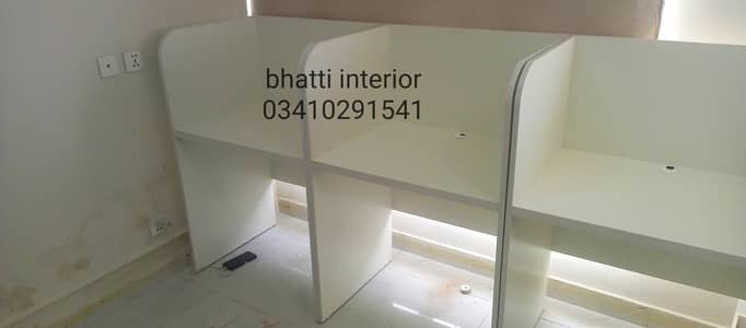 work station call centre table executive table cluster