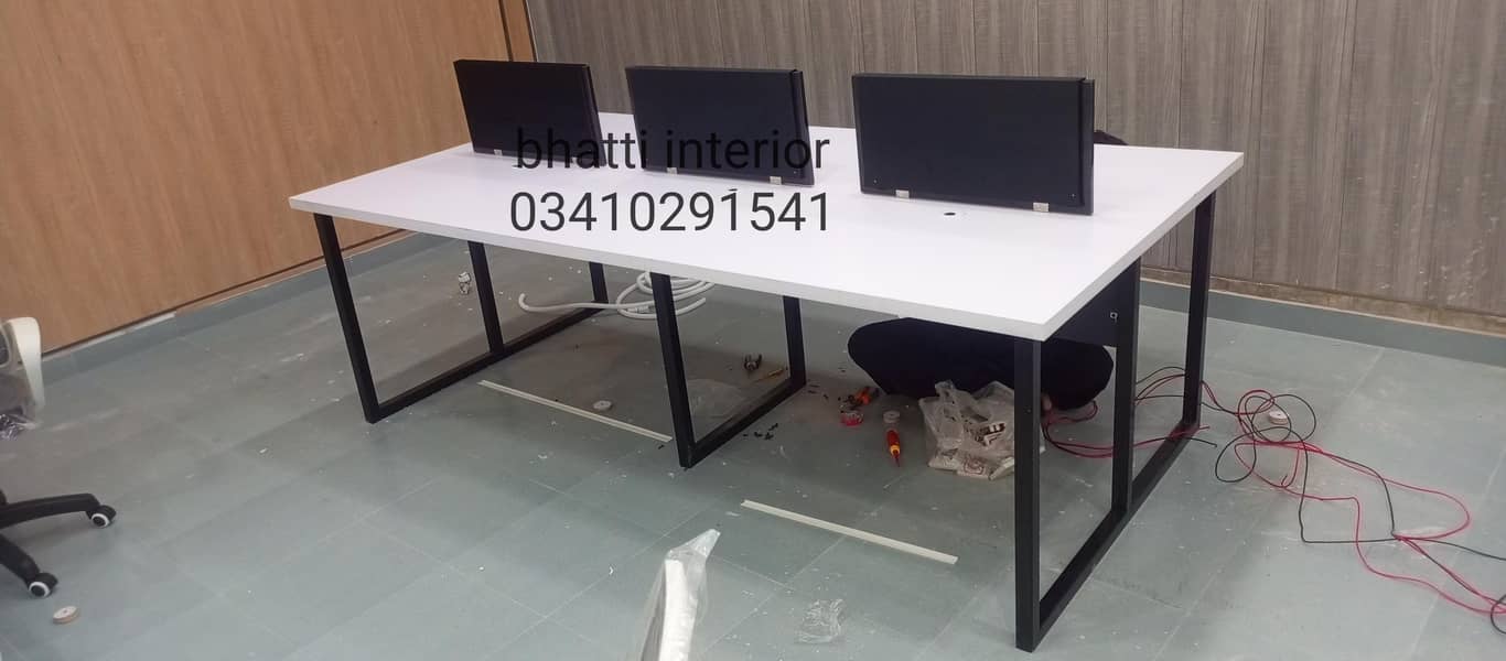 work station call centre table executive table cluster 15