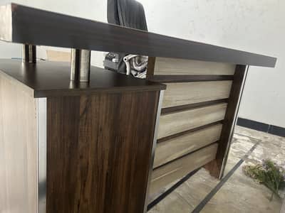 Wooden Office / Study Table – Excellent Condition"