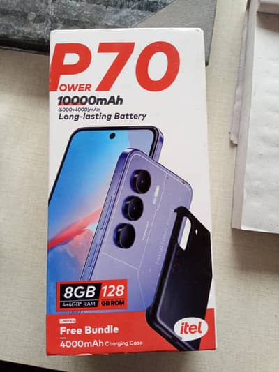 Itel p70 with power bank