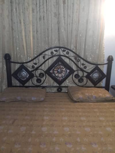 used iron bed king size