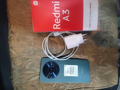 redmi A3 complete box 4GB ram 128 memory 10 /10