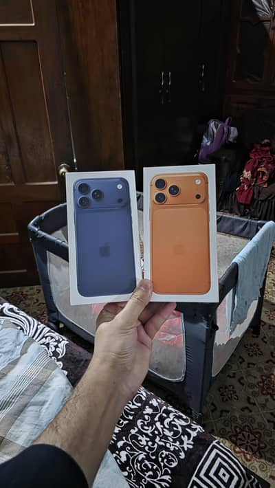 IPhone 17 pro max 256 gb jv sim non active ful box 