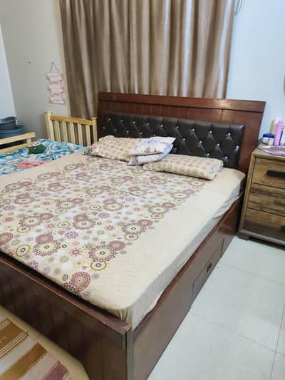 Bed King Size With Side Tables For Sale!
