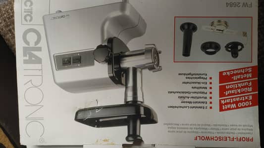 clatronic electric mince machine original made of German