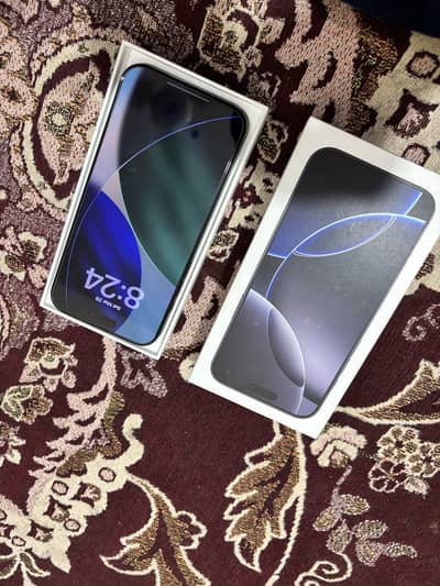 Iphone 16 pro max Blacked titanium 256 gb Factory unlocked