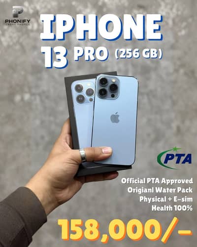 iPhone 13 Pro PTA Approved 256gb