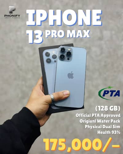 iPhone 13 Pro Max 128gb PTA