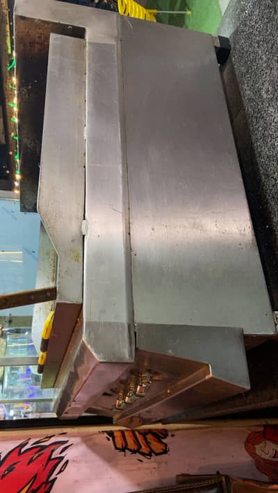 Grill hot plate shawarma burger